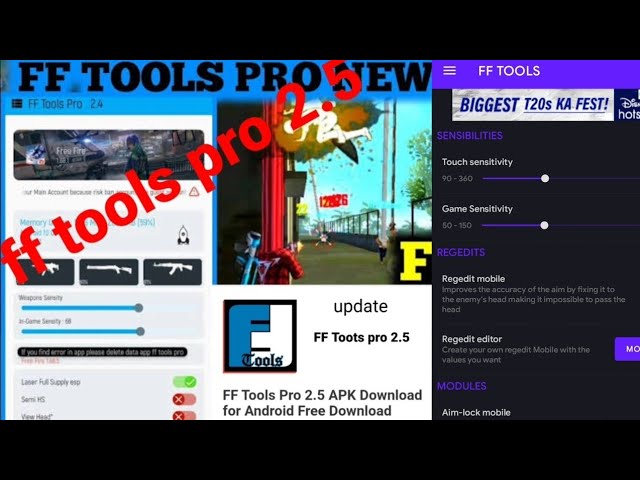 FF Tools Pro 2.5 APK Download