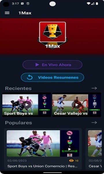 Liga 1 Max Gratis App
