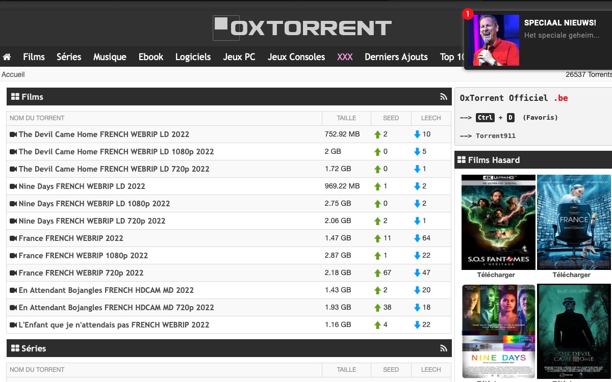 Oxtorrent APP