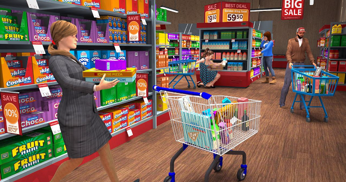 Supermarket Simulator App
