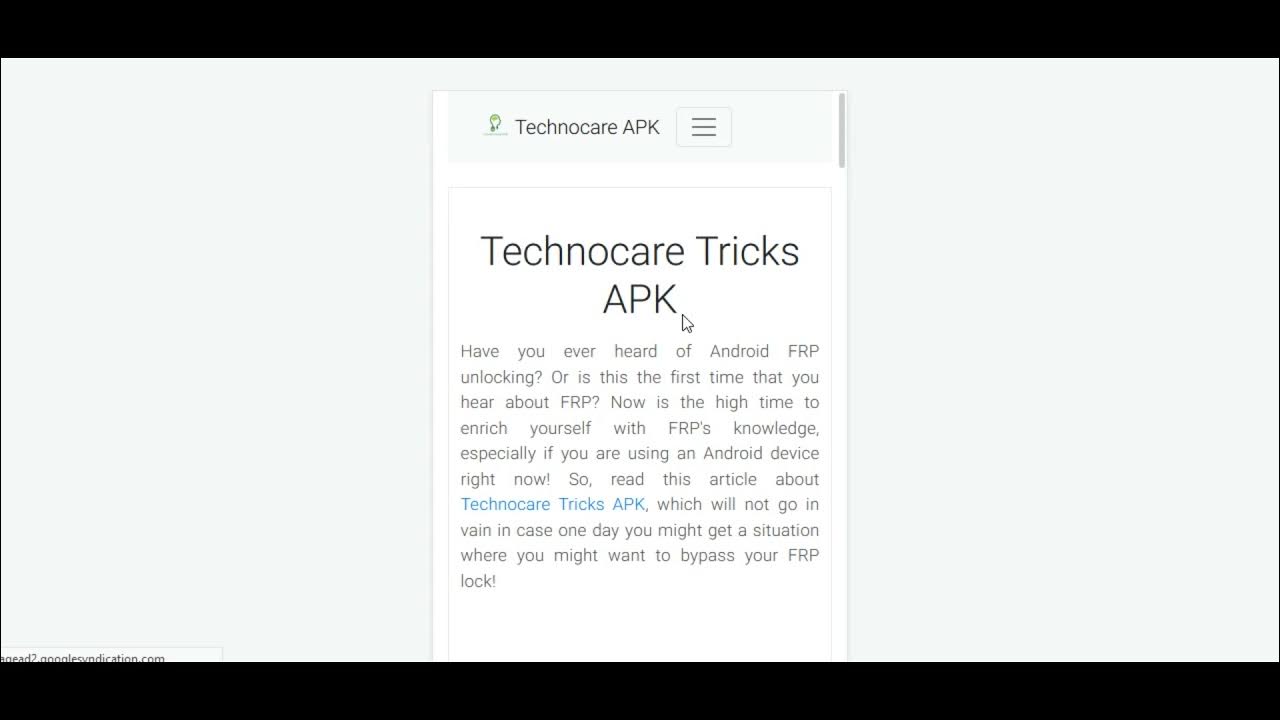 Technocare Tricks APK APP