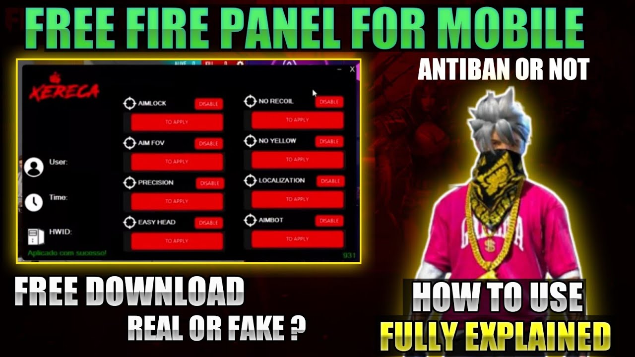 XPRO Panel Free Fire APP